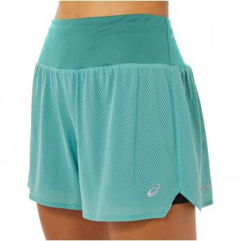 Asics Damen 2-in-1 Ventilate Short 3,5 Zoll grün Gr. XS