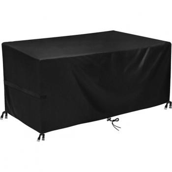 Waterproof Black Oxford Cloth Furniture Cover for Garden Table