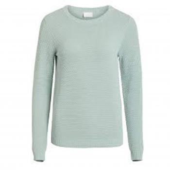 Suéter de mujer Vila Vichassa L/s, color Azul Blue Haze, Talla 36