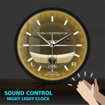 Aviation Cockpit LED Clock