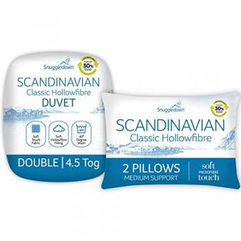 Snuggledown White Luxurious Hotel Mattress Topper (Double)