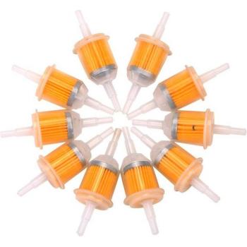 5 PCs 6mm/8mm Gasoline Fuel Filter for Motorcycles, ATVs, Scooters, Mopeds