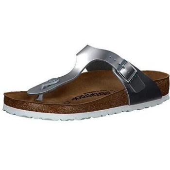 Birkenstock Silver Gizeh Child Footwear 2.5 UK