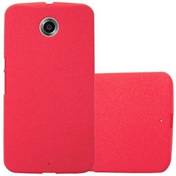 Cadorabo Cover in Silicone Rosso per Motorola Nexus 6