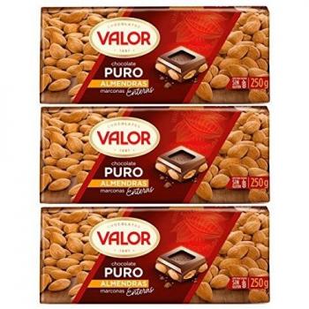 Chocolate Puro Almendras Valor. 300grs