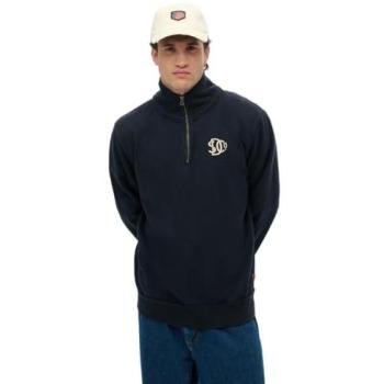 SD Athletic Zipped Collar Crew Neck Sweatshirt