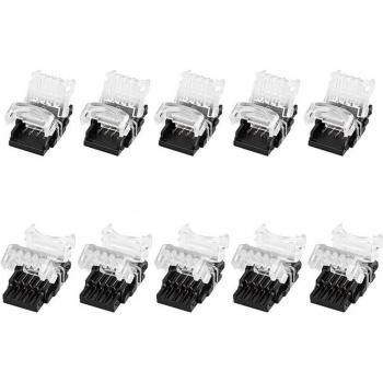 10 Pack RGB 5050 LED Strip Connectors