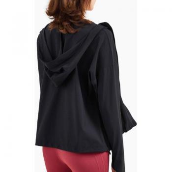 Chaqueta de fitness con capucha para mujer
