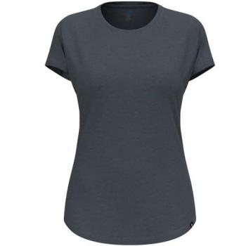 Odlo Essential Natural Tee, Short Sleeve, Dark Slate Melange, Women's L