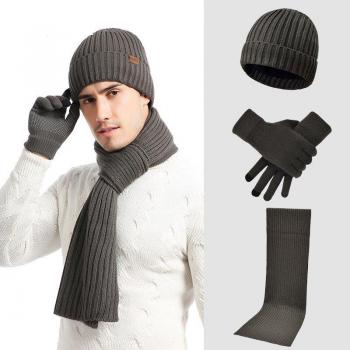 Winter Hütte Essentials: Schal und Handschuhe für Männer und Frauen