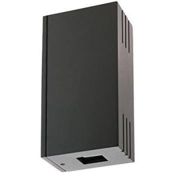 Außenwand-Leuchte, kubisch anthrazit – LED