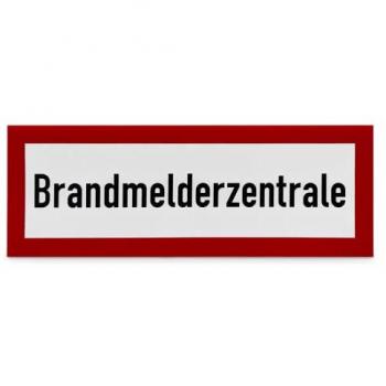 Feuerwehr Hinweisschild: Brandmelderzentrale
