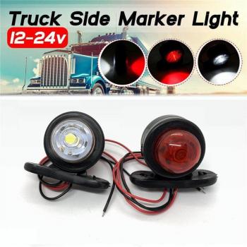 Marqueur LED rouge et blanc pour camion et remorque 10-30V (1/2/4 pièces)