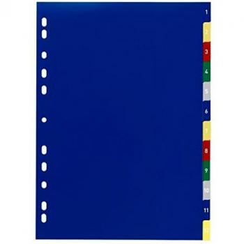 Répertoire plastique numérique A4 Durable