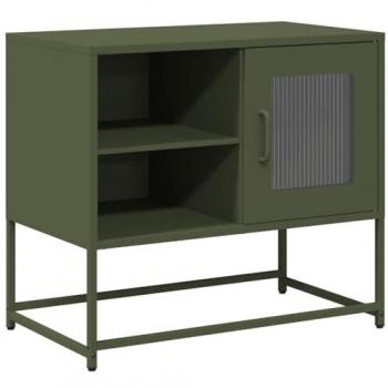 Mobile TV Moderno Verde Oliva 68x39x60,5 cm