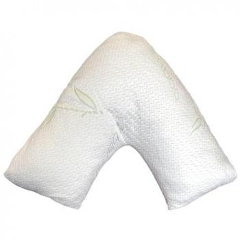 Bamboo Cover V-Shape Orthopaedic Pillow for Expecting Mothers