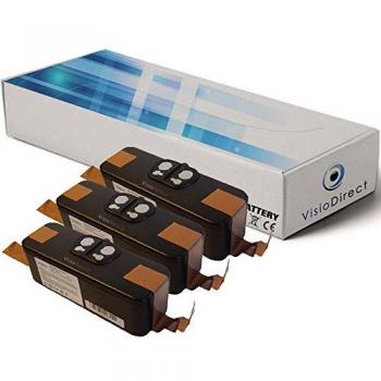 Set de 3 batteries pour iRobot Roomba 650 4400 mAh 14,4 V – Visiodirect