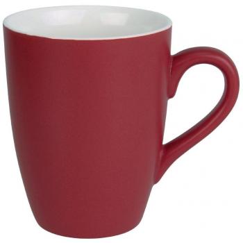 Olympia Matt Pastel Porcelain Serving Cup Red 12oz