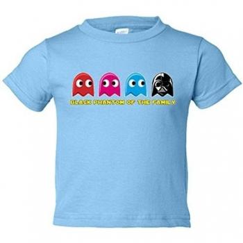 Camiseta Celeste: Star Wars Pac-Man & Phantom