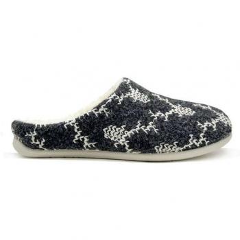 Thies PET Fair‑Made Reindeer Footwear – Grau, weiches Wechselfußbett, Damen