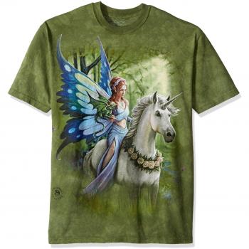 The Mountain Realm of Enchantment Green XL Unisex T-Shirt