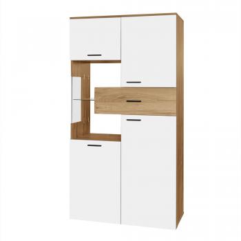 Buffet Éclairé Urban 150x78x40cm Blanc