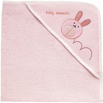 Chicco Quadrato Spugna Asciugamano Per Neonato Rosa 0m+