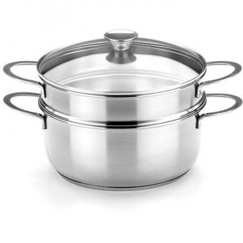 BRA Ancora Olla de Vapor con Tapa Cristal 24cm