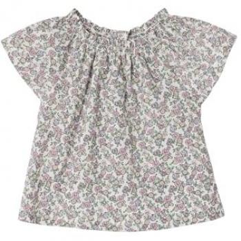 T-shirt VERTBAUDET imprimé fleurs délicates