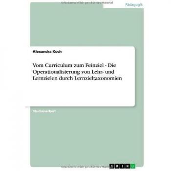 Vom Curriculum zum Feinziel