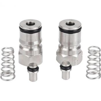 Cornelius Keg Post with Stainless Steel Poppets and Springs, Female Thread for Gas + Liquid