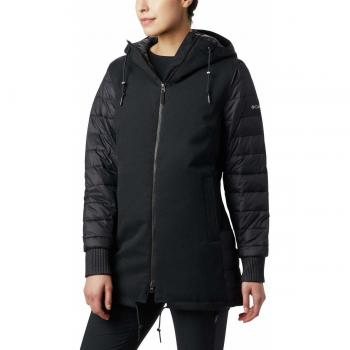Columbia Women's Boundary Bay Hybrid Mid‑Length Jacket – Schwarze wasserdichte Jacke, L