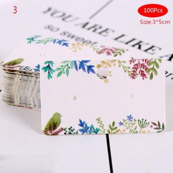 Kit 100 Paires de Boucles d’Oreille – Papier Kraft, Cartes & Étiquette Volante