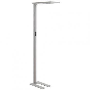 Beliani Dimmbare Stehlampe Silber 196 cm