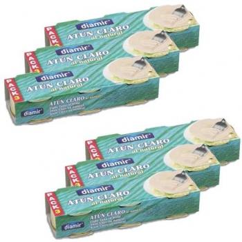 Thon Au Naturel en Lot – 6x80 g, 240 g (Diamir)