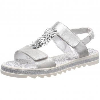 Primigi PFG 14350 Sandali Argento Bambina 35 EU, Design Punta Aperta