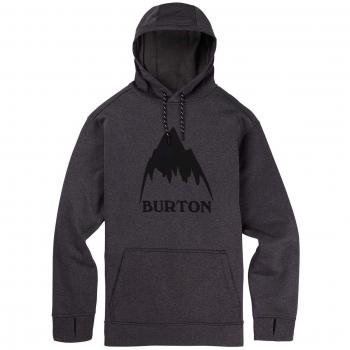 Burton Herren Oak Hoodie – True Black Heather in XL+