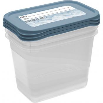 Keeeper Pack de 3 Boîtes de Congélation Mia Magic Ice, 3 x 1 Litre