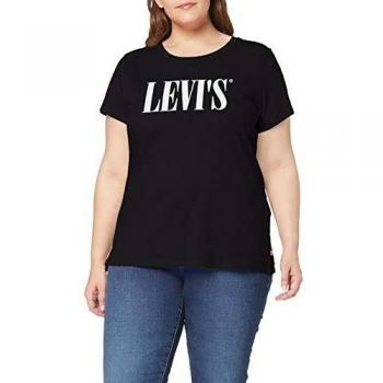 Levi's Plus Size Damen Pl Perfect Tee T-Shirt, Schwarz, XXX-Large
