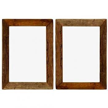VidaXL Fotografie Okviri, 2 pz, 40 x 50 cm, legno riciclato e vetro