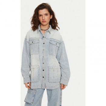 One Teaspoon Jeanshemd 26628 Blau Casual Fit