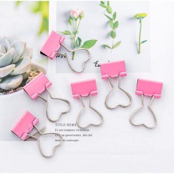 Clips metálicos Kawaii, marcapáginas en forma de pingüino y cactus, 10 Uds