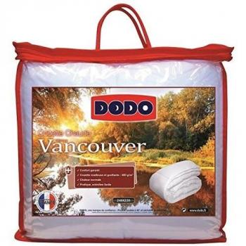 DODO Couette chaude 400gr/m2 VANCOUVER 220x240 cm blanc