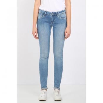 Pantaloni skinny blu pallido 25 donna