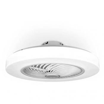 Ventilateur de plafond Noaton Triton 58 cm avec lumière LED sans pales et contrôle 26 W