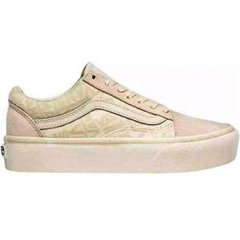 Vans Old Skool Platform (Weiß/Beige) EU 40,5 Long