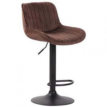 Tabouret Lentini Velours Vintage – Structure Métallique – Monter soi‑même