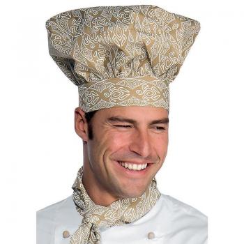 Casquette culinaire beige clair