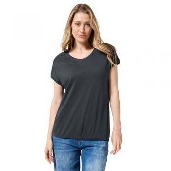 CECIL Short Sleeve Shirt mit elastischem Bund, Damen M (40)