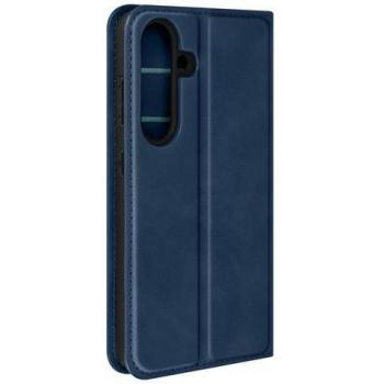 Estuche Tarjetero Galaxy S24 Soft Touch Azul Oscuro + Soporte Video